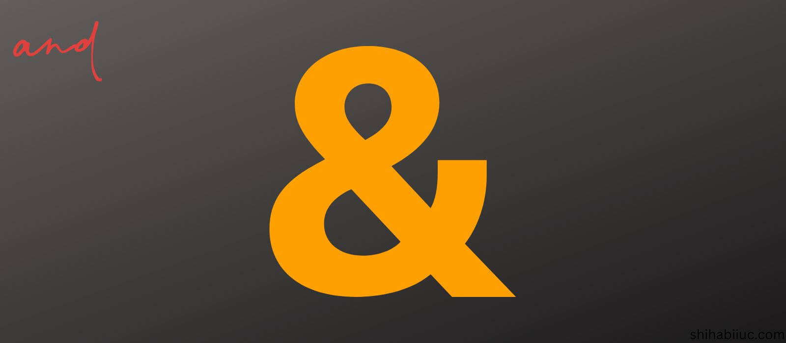 ampersand symbol