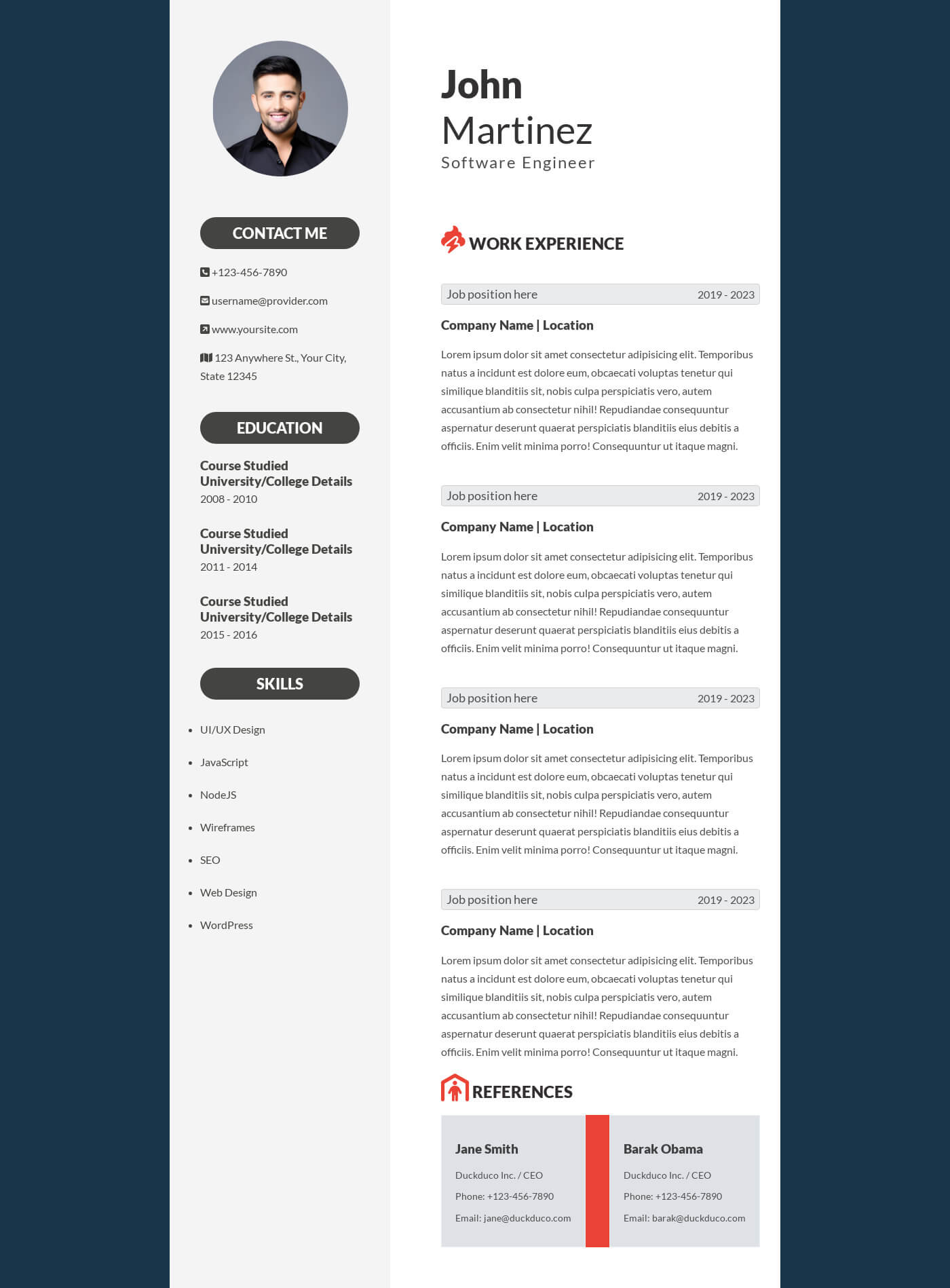 Online resume built with HTML & CSS and hosted on GitHub Pages