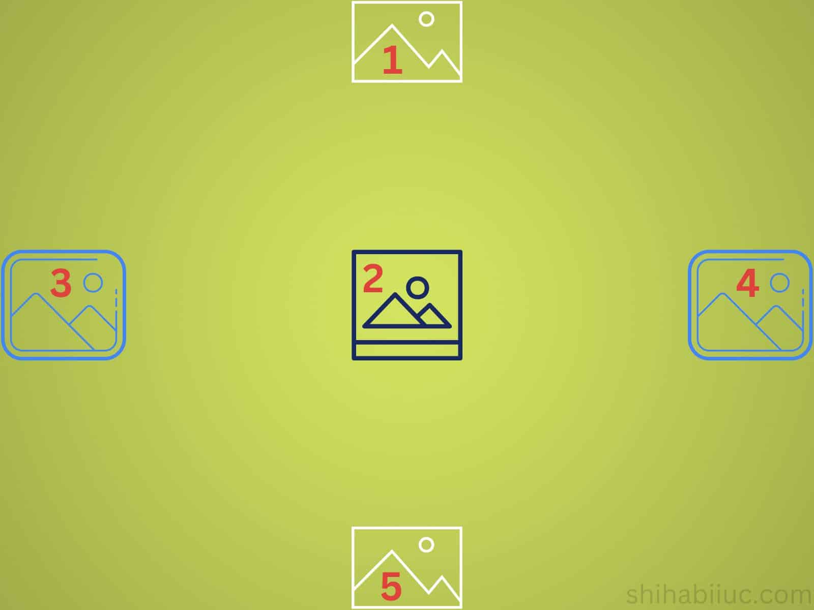 All the possible center alignments