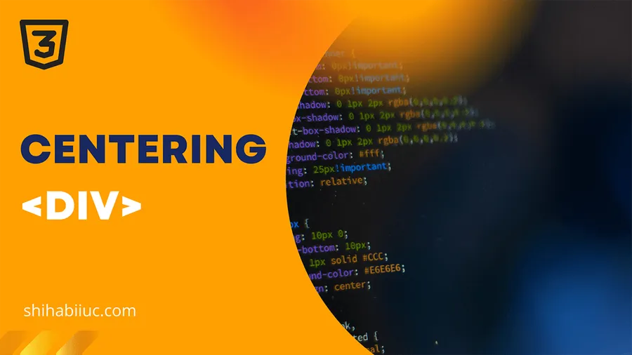 Centering a div with CSS