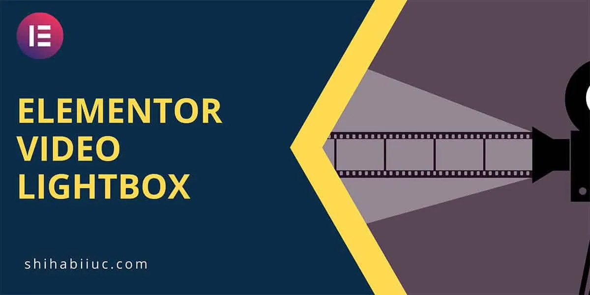 How to add elementor lightbox video