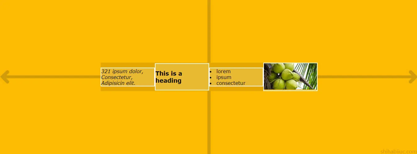 Horizontally aligned items centered vertically
