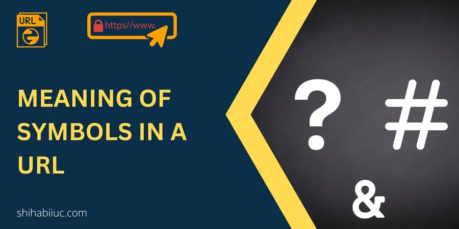 Meaning of symbols in a URL