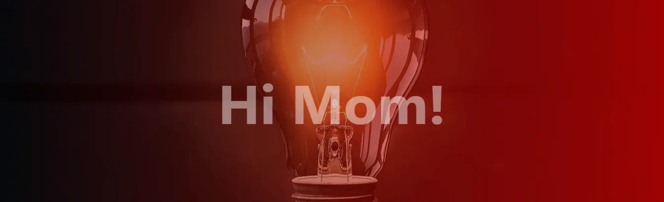 Semi-transparent gradient background on top of the image