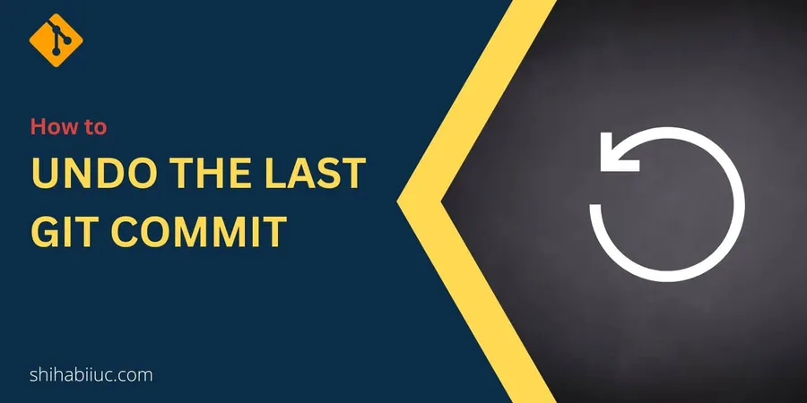 How to undo the last git commit