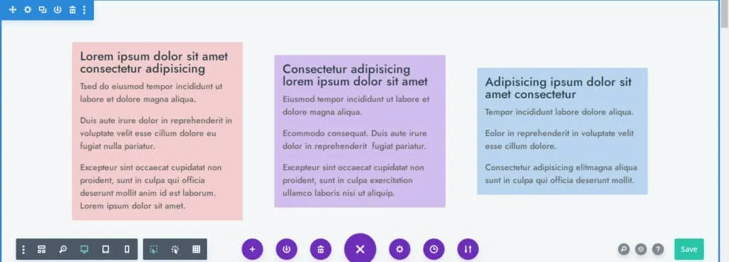 Vertically center aligned columns in Divi