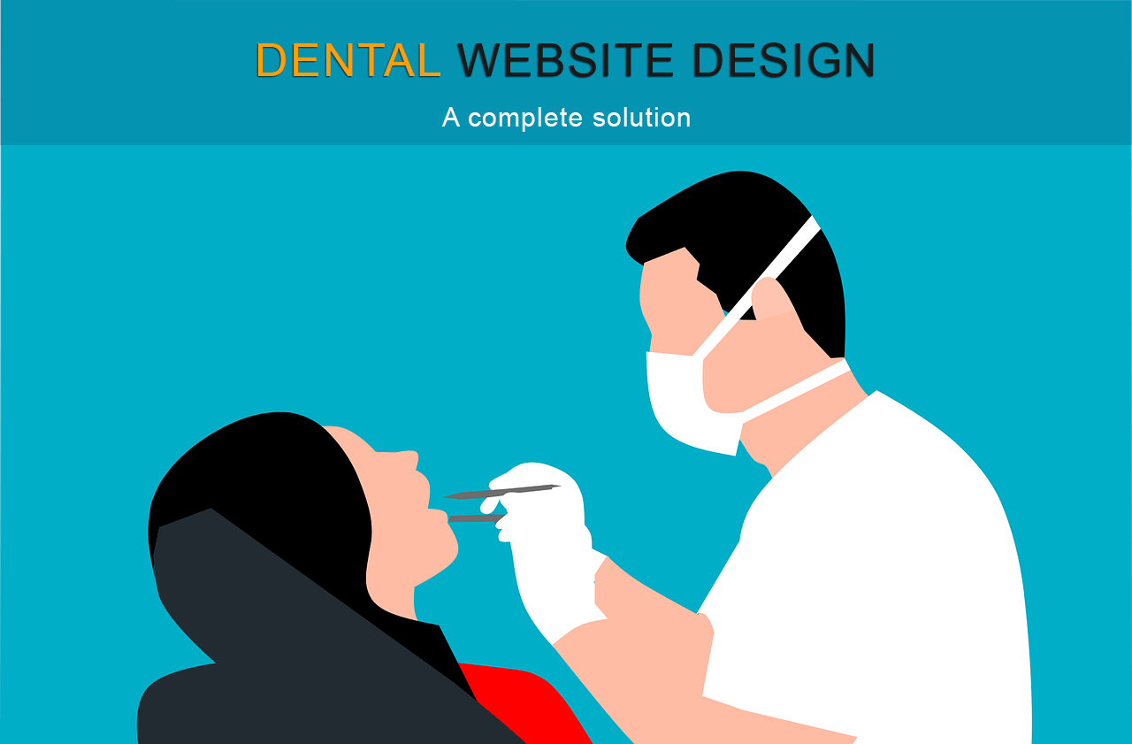 dental website design infographics