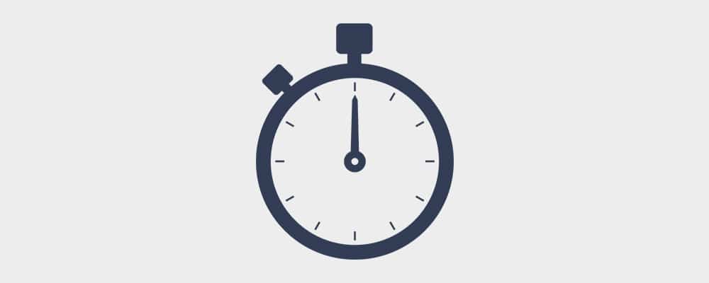 Stopwatch, time to website migration