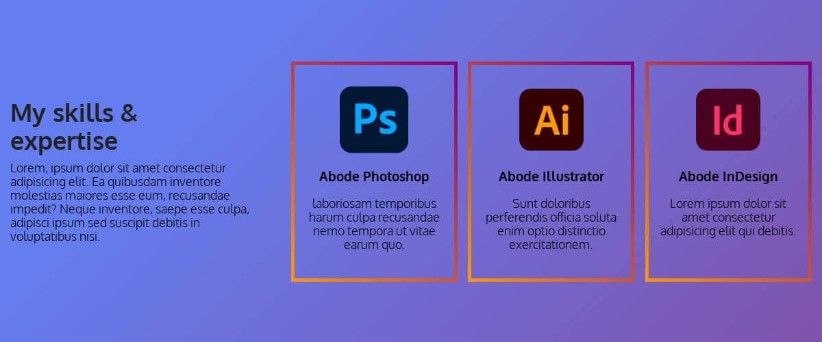 Portfolio website design with HTML CSS [source code]