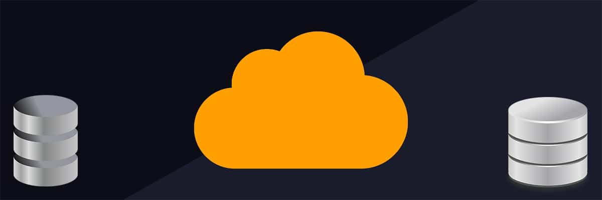 Cloud and database infographics