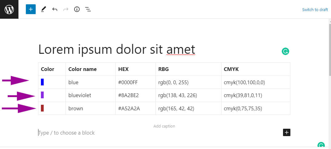 how-to-fill-a-table-cell-with-color-in-wordpress-gutenberg