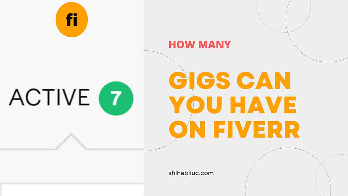 How many gigs can you have on Fiverr
