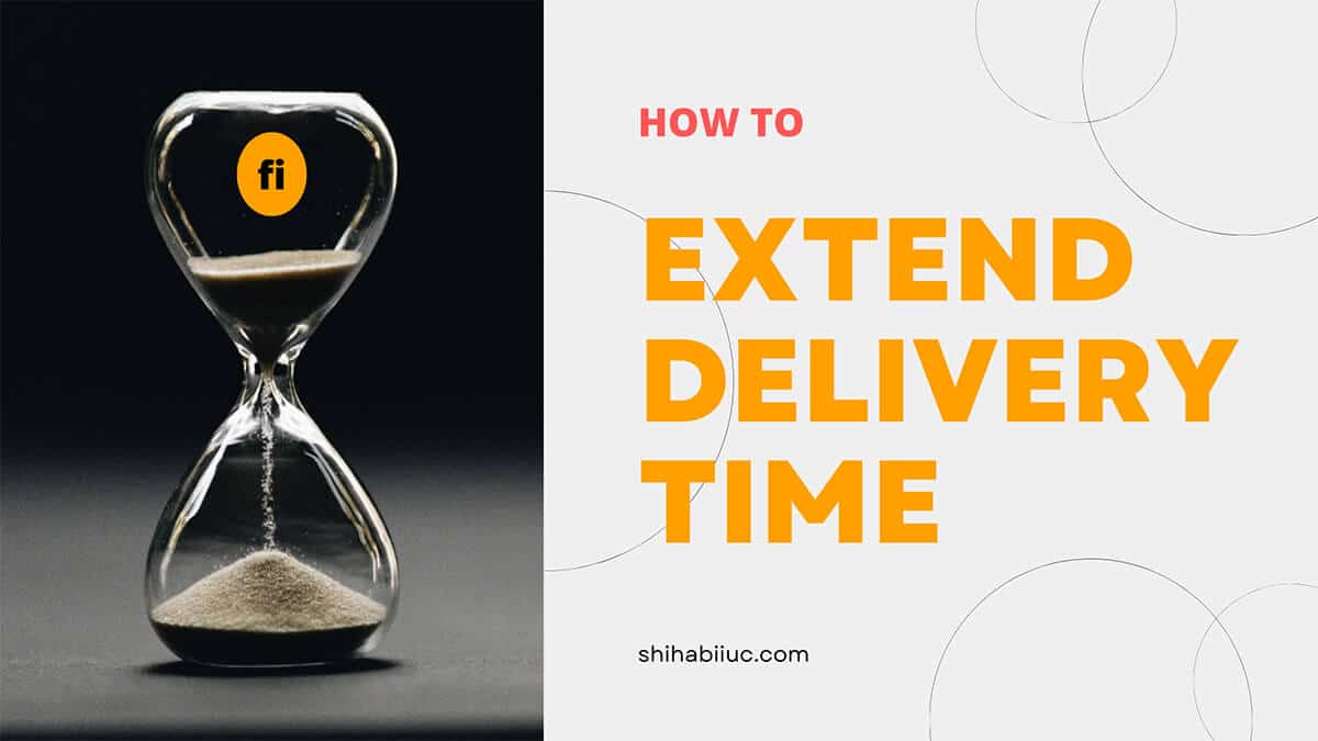 How to extend delivery time on Fiverr