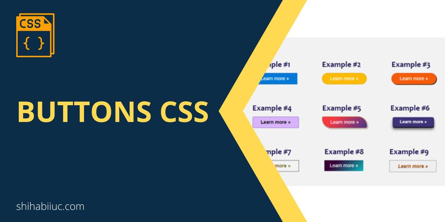 buttons CSS and examples