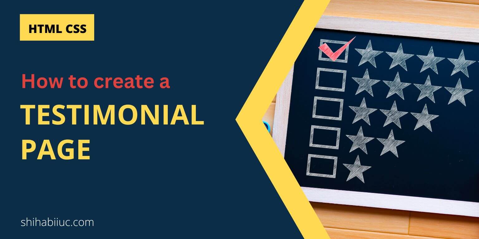 How to create a testimonial page