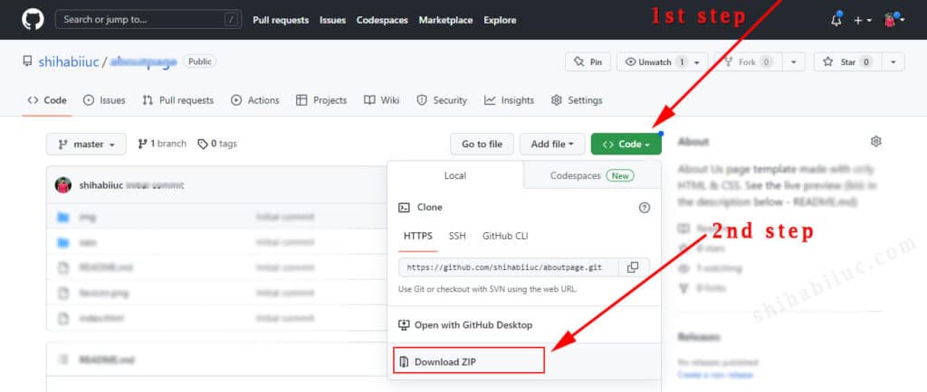 How to download a GitHub repository