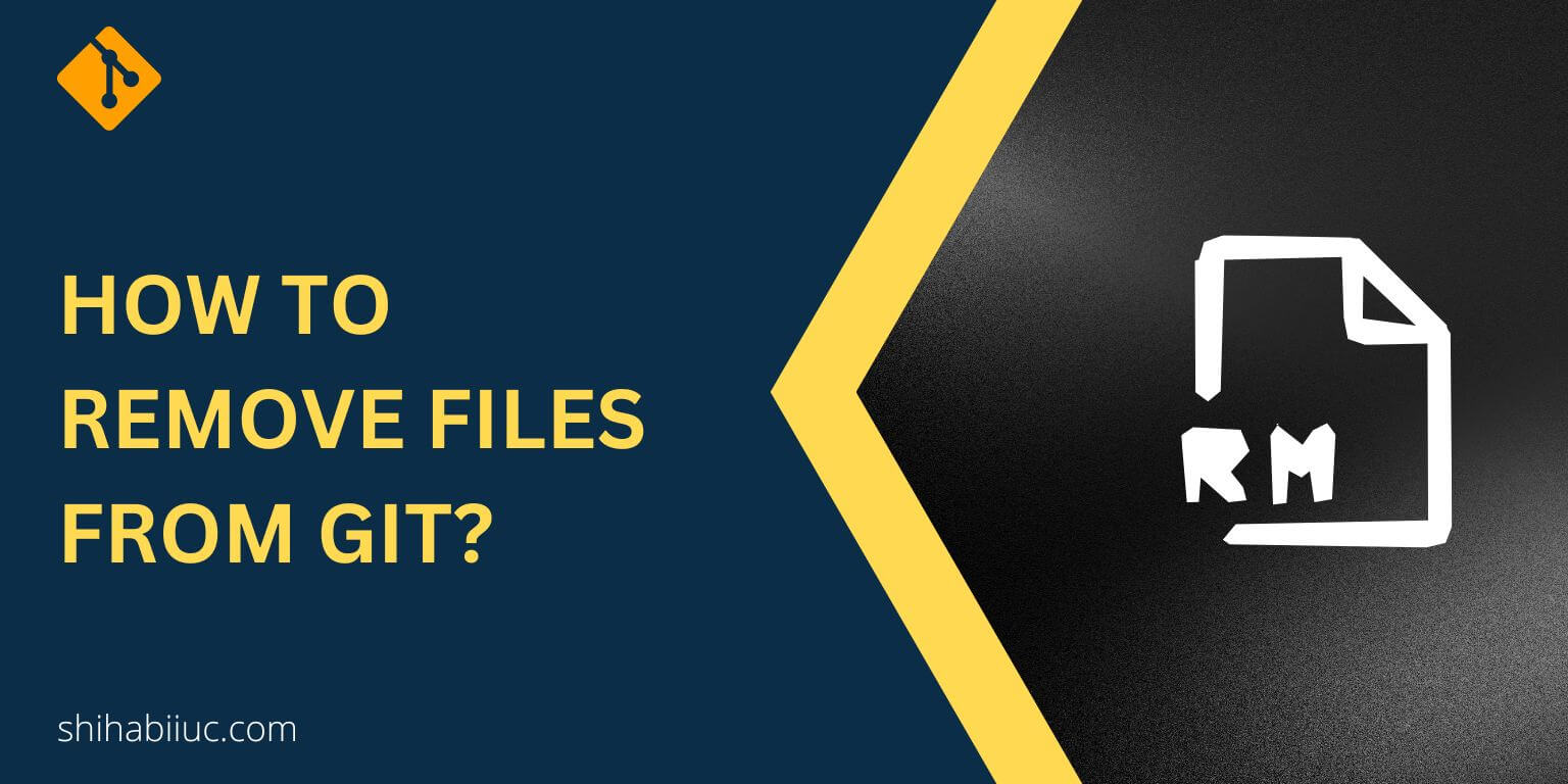 How to remove files from git?