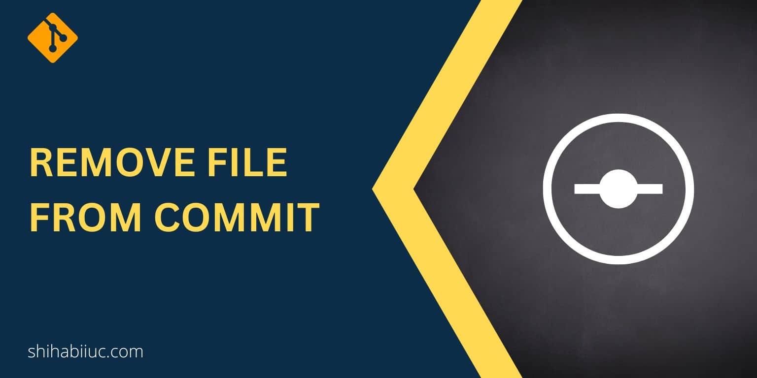 Remove file from git commit