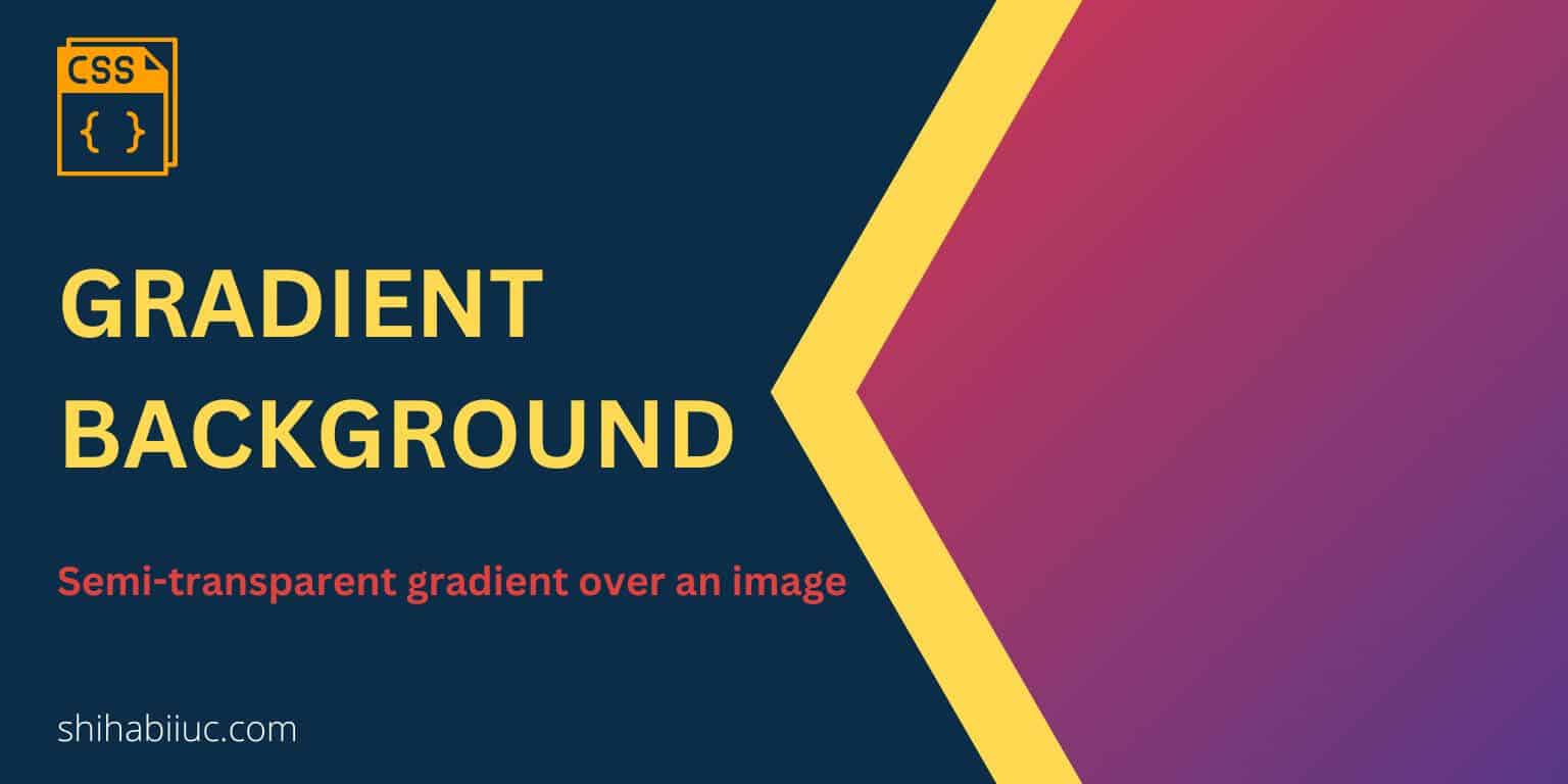 Gradient background CSS