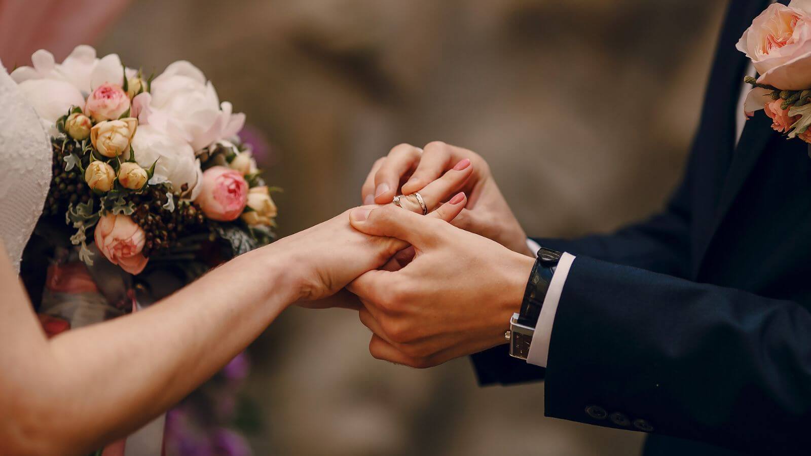 wedding ring in an engagement event